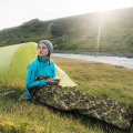 Miniatyrbillede 1 af 5: Protectonic Soveposer til Voksne – 4-Sæson Sovepose til Koldt og Varmt Vejr – Camouflage Rygsæksovepose til C
