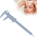 Miniatyrbillede 1 af 5: Genanvendelig Vernier Caliper til Måling af Øjenbryn, 150mm DIY Øjenbryns Lineal Skabelon
