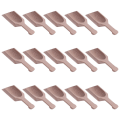 Miniatyrbilde 3 av 4: 20 stk Små Saltskovler Flat Handtak Scoop Beech Teskje Melkepulver Scoops 15 stk 2.8 * 8 cm 15pcs 2.8*8cm