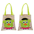 Pikkukuva 2 / 2: 2 kpl Lasten Makeat Pussit Halloween Pellava Pussi Halloween Makeat Pussi Halloween Kannettava PussiHulk23X21X0.5CM Hulk 23X21X0.5CM