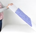 Pikkukuva 3 / 4: Kylpymatto 50 x 80cm, Erittäin Imuva Mikrokuitu Pitkä Pörröinen, Liukumaton Kylpyhuoneen Matto, Konepesu Lattiamattoon Kylpyyn, Suihkuun ja Kylpyhuoneeseen, Violetti Väri