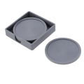 Miniatyrbilde 2 av 3: 5 stk/sett Fondue Sett Bordskostere Bordkopp Pute Kopp Base Kopp Matte Silikon Kostere Grå Grey