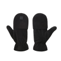 Miniatyrbillede 2 af 2: Håndvarmere Arbejde Træning Dække Handsker Dække Handsker Fleece Handsker Halvfinger Handsker Sort 21X11cm Black 21X11cm