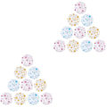Miniatyrbilde 4 av 4: 30 stk Tykke Dusjhetter Elastisk Vanntette Badehår For Dame Jente Kvinner Bruk (Tilfeldig Stil)20 20 pcs 26X26cm