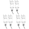 Miniatyrbilde 2 av 3: 6 stk 350 ml Plastkaniner Vannmater Hengende Fontener Dyre Drikkflaske 6 stk 5,2X5,2X23CM 6 pcs 5.2X5.2X23CM