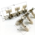 Miniatyrbilde 4 av 4: 2x Ett par Gitar Stemmeskruer Maskin Stemmeapparat Hvit Maskinhode Kompatibel Med Klassisk Gitar Gitardel Tilbehør