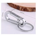 Miniatyrbillede 2 af 5: 14 stk. nøglering, metal nøglering karabinhage clips nøglering nøgleringe til håndværk hummerlåse drejelige clips nøglekæde til mænd