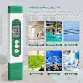 Miniatyrbillede 2 af 5: Tds Meter Digital Vandtester Professionel 5-i-1 Tds Temperatur Salt & S.g