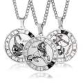 Miniatyrbild 3 av 4: Konstellationshalsband 12 Konstellationshänge Halsband Flickor Gåva Jungfrun Virgo