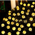 Miniatyrbillede 4 af 4: LED solcellelys strenglys julepynt hjem have dekoration udendørs vandtæt strenglys 22 meter 200 lys farvet lyskilde