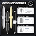 Miniatyrbild 2 av 5: RYI_4 st Fidget Pen Spinner Penna med LED-ljus Multifunktionell Cool Ångestpenna Hjälp Stressreducerare Kulspetspenna (Som Visas)-5-