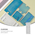 Miniatyrbillede 2 af 3: 1 stk Mobiltelefonholder Form Silikon Mobiltelefon Stativ Krystal Epoxy Form Hvid 23X9CM White 23X9CM