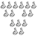 Miniatyrbilde 2 av 2: 15 stk Håndholdt Sitronskvisere i Rustfritt Stål Praktiske Sitronskvisere (sølv) 15 stk 8,3X7,2CM 15 pcs 8.3X7.2CM