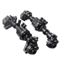 Miniatyrbillede 5 af 5: Metal Bagbro Baghjul Knuckle C Hub Bærer Portal Dæk Sæt Kompatibel Med Traxxas Trx4 1/10 Rc Crawler Bil Upg