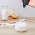 Miniatyrbild 2 av 5: Handhållen Mixer - Rostfritt Stål Kaffefröder Elektrisk Handhållen Fröder, Sladdlös Batteridriven Elektrisk Visp & Mjölkskummare