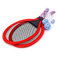 Pikkukuva 3 / 4: 1 Pari Lapsia Varten Tennis- ja Sulkapallomailaa, Lasten Sulkapallopeli Vanhemman ja Lapsen Välinen Kasvatuspeli Tarvikkeet F Red 54*27.5cm