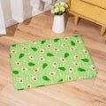 Miniatyrbillede 1 af 5: Hundebedmåtte Vaskbar Skridsikker Sommerprint Hvalpemadrasmåtte-40*30cm