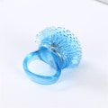Miniatyrbillede 4 af 4: LED Lysende Neon Blinkende Legetøj Gløder i Mørket Festartikler, 10 Finger Ringlys til Fødselsdag, Påske, Karneval Rave Fest, Farve Tilfældig