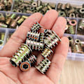 Miniatyrbilde 4 av 5: 235 Gjengede Mutterinnsatser, M4/m5/m6/m8/m10 Sinklegeringsgjengede Sokker, Sekskantede Gjengede Innsatsmuttere