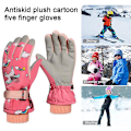 Miniatyrbilde 5 av 5: Skihansker for småbarn, vinterhansker for jenter og gutter, vanntette