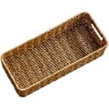 Miniatyrbilde 3 av 3: Flettet kurv i imitert rotting, skrivebords oppbevaringskurv, diverse oppbevaringskurv 35,5X15,5X9CM 35.5X15.5X9CM