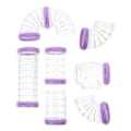 Miniatyrbild 2 av 3: 1 Set Hamster Maze Rör Råttbur Yttre Rör Rått Maze Tunnel DIY Bur Tunnel Hamster Tillbehör Lila 6X6X Purple 6X6X15CM