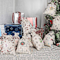 Miniatyrbillede 4 af 5: 1 Sæt Julegaveposer 24 Dages Nedtælling Adventskalender Klistermærke Hamptov og Klips DIY Ferie