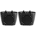 Miniatyrbilde 1 av 3: 3 stk Plastbarnekurv Avtakbar Sykkel Oppbevaringskurv For Barnesykkel (svart) 2 stk 19,8X14,6X13. 2 pcs 19.8X14.6X13.1CM