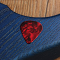 Miniatyrbild 3 av 5: Plektrum 10 st/förpackning Färgglada Celluloidgitarrplock för Akustiska Gitarrer Plock-0,46 mm-Slumpmässig Färg