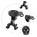 Miniatyrbillede 4 af 5: Beslag til lampeholder, GPS-computer, reb i carbonfiber, computerholder, forlængelse af styr, frontmontering, styrstang, computer