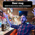 Miniatyrbild 3 av 3: Ölkopp, Imiterad Rostfritt Stålkopp, el Mugg (550 ml)
