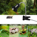 Miniatyrbillede 3 af 5: Skildpaddelampe Varmelampe til Skildpadder med Timer 360° Rotations Uvb Lys til Skildpadder Blind Slanger osv.