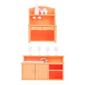 Miniatyrbild 2 av 3: 1 Set Simuleringsdiskbänks- och Vinkällaremodell Leksak Dockhustillbehör Orange 9,6X5,5CM Orange 9.6X5.5CM