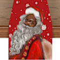 Miniatyrbild 2 av 5: 5 st julbordstabletter 13x72 tum, God Jul bordstablett bordsdekoration för jul vintersemester kök