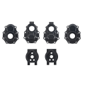 Miniatyrbilde 1 av 5: Metall Bakre Styrekule C Hub Carrier Portal Dekselsett Kompatibelt Med Traxxas Trx4 1/10 Rc Crawler Bil Upg
