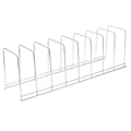 Miniatyrbilde 2 av 3: Oppvaskstativ Rustfritt Stål Tallerkenstativ Tallerken Pan Stativ Oppvaskstativ Skjærebrett Organizer Sølv 30X10CM Silver 30X10CM