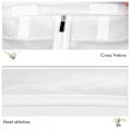 Miniatyrbillede 2 af 3: Tøjhængende Garment Cover Garment Bag Åndbar I Skab, 43.31\" Klar Garderobe Tøj Opbevaring Beskyttere Støvfri Hængende Taske W