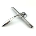 Miniatyrbild 4 av 5: Squeegee för duschglasdörr, Premium duschsqueegee för glasdörrar, badrum, fönster, rostfritt stål duschsqueegee