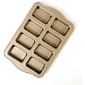 Miniatyrbillede 1 af 5: Mini 8-Huls Brødform i Kulstofstål med Non-Stick Belægning (Guld)