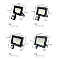 Miniatyrbillede 5 af 5: Udendørs LED-projektører, udendørs gadelamper, LED-projektører med bevægelsessensor (konstant strømforbindelse, uden stik) (30W)