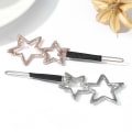 Miniatyrbilde 4 av 5: Stjerne Hårklipp Brud Bryllup Hårspenner Krystall Rhinestone Hårnål Mote Hårstykker Hårtilbehør For Kvinner Og Jenter (pakke Med 2)