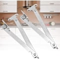 Miniatyrbillede 4 af 5: Skabsklapper, Hjem & Have Hjem & Køkken Hængsler Skabsdæmper Hængsel Soft Lift Up Strut Låg Klap Hold Stay Support (2 sæt, Sølv)