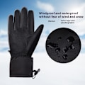 Miniatyrbild 4 av 4: Skidhandskar för Kvinnor Män Vattentäta Vinter Snöhandskar Touch Screen Skidhandskar för Kallt Väder Snowboard Snöskotrar