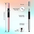 Miniatyrbilde 2 av 5: 4 stk. kapasitive styluspenner 2 i 1 magnetisk disk-stylus med hette, universell berøringsskjerm-penn for iPads, nettbrett, iPhone, Android