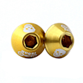 Miniatyrbillede 2 af 3: 4 stk. Banjo Bolt Cykelbremse Aluminium Legering Skrue Skivebremse Dæksler Skivebremser Guld Golden
