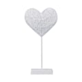 Miniatyrbilde 1 av 5: LED Dekorativ Lampe Liten Bordlampe Modelllampe DIY Rattan Hjerte Nattlys