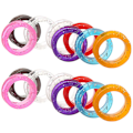 Pikkukuva 3 / 4: 20 kpl Sormus Saksien Sormille Hiusten Leikkaamiseen Sormus Hiustenleikkuun Silikonisormukset Assorted Color 2.5x2.5cm