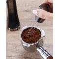 Miniatyrbillede 4 af 5: Espresso-omrører Distributionsværktøj til Barista, 8 Nåle Espresso Kaffeomrører med Stativ Espresso Distributionsværktøj (Sort)