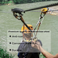 Miniatyrbillede 3 af 5: 4 Tommer Fjeder Snap Hook Karabiner - 304 Rustfrit Stål Snap Hook Heavy Duty Karabiner Clip Sikkerhedslås