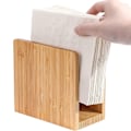 Miniatyrbillede 2 af 3: Bambus Serviettholdere til Bord, Fritstående Servietdispenser til Bordplade, Træ Servietdispenser Stativ, Køkken Restaurant H